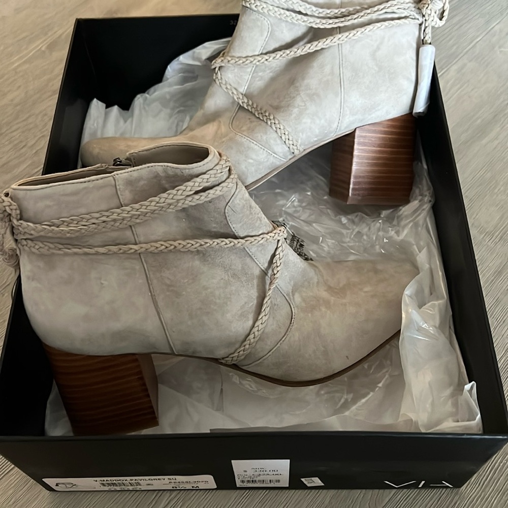 Via Spiga Suede Ankle Boots